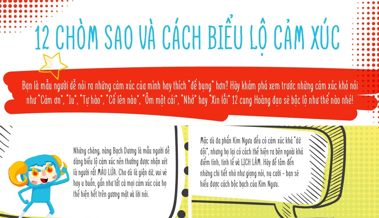 12 chom sao va cach bieu lo cam xuc hinh anh