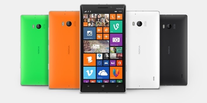 Vỏ nhựa sắc màu của dòng Lumia.