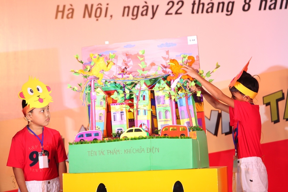 Các “nhà phát minh nhí” đã chuẩn bị rất kỹ cho vòng thi cuối cùng này