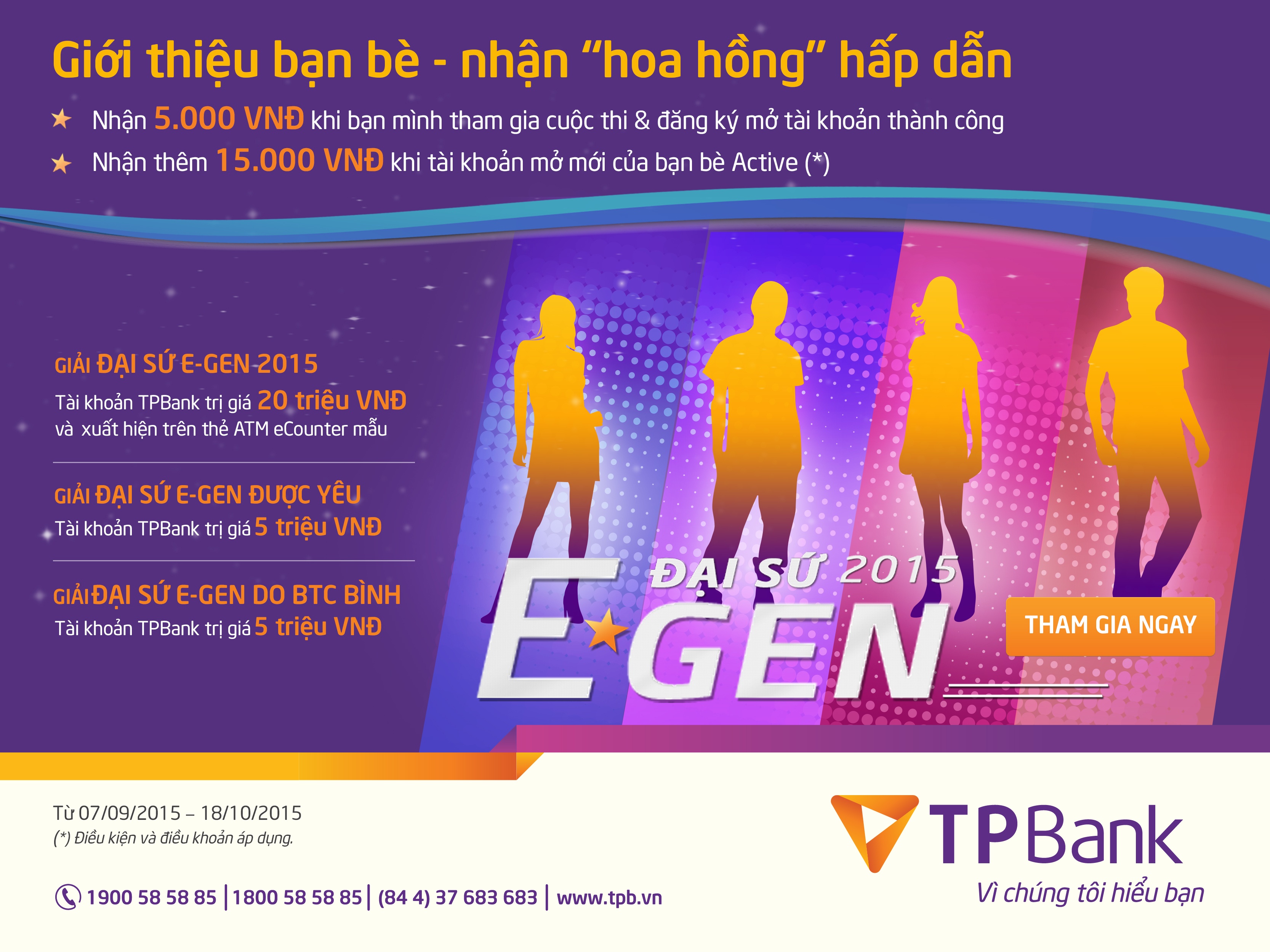 Ban tre hao hung voi cuoc thi 'Dai su E-GEN 2015' cua TPBank hinh anh