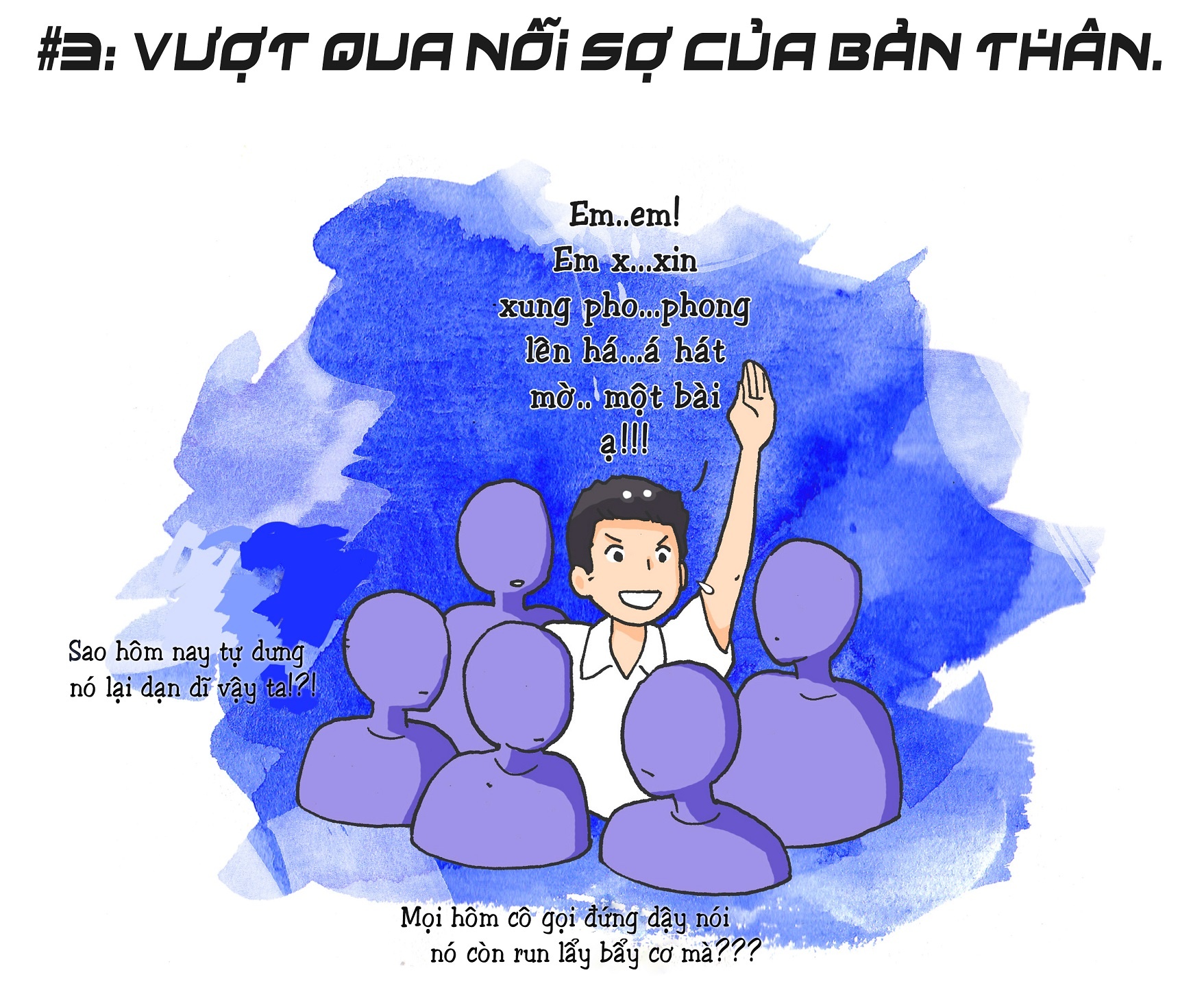 Ai cũng có những nỗi sợ riêng, gây trở ngại cho quá trình phát triển những năng lực của bản thân. Cách duy nhất để bạn vượt qua chính là đối diện với nó.