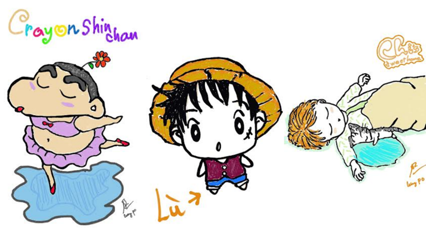 NLà một BTV sách và ưa thích các nhân vật truyện tranh, anh Cường và chiếc bút S Pen đã cho ra mắt nhiều bức vẽ ngộ nghĩnh.