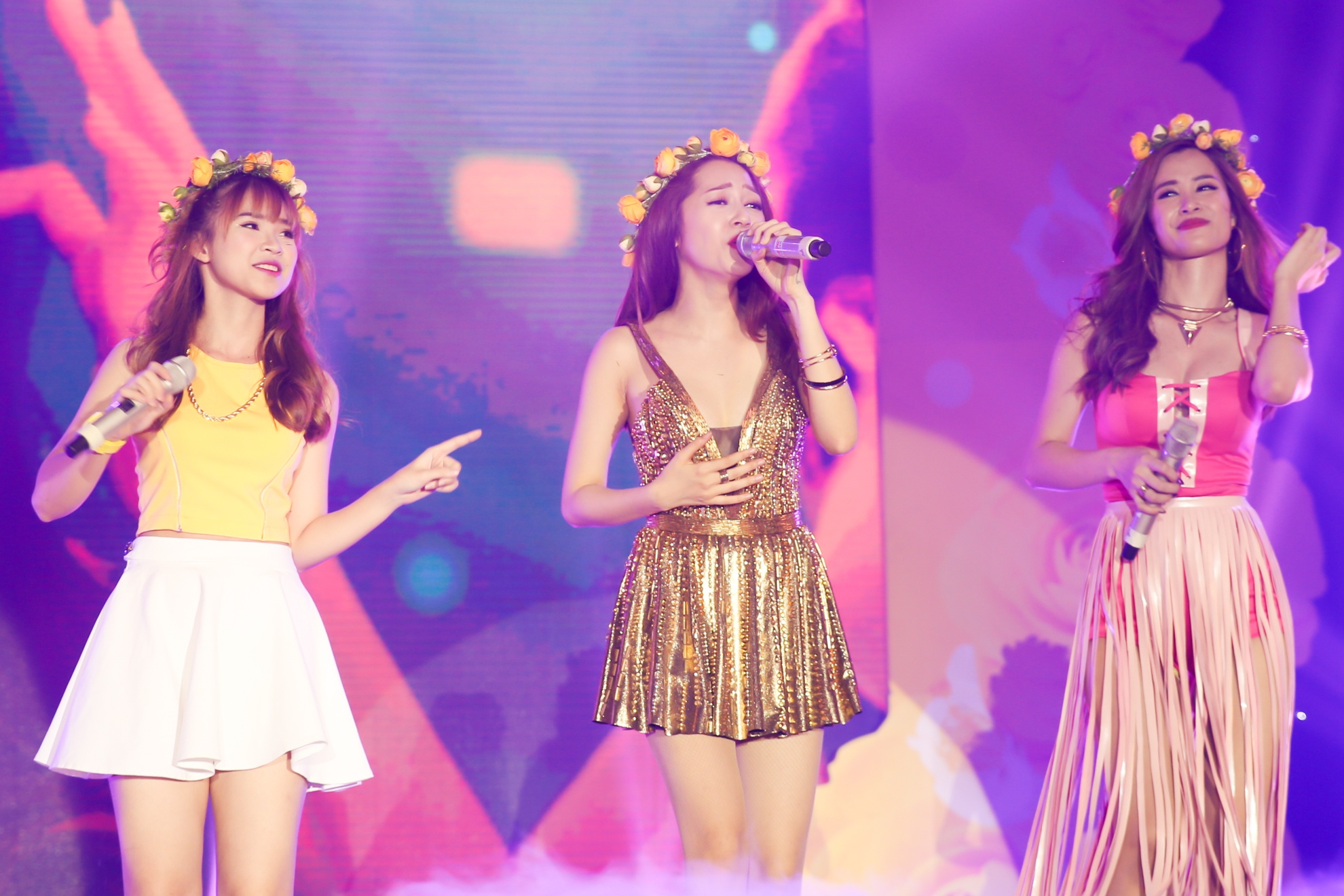 Khoi My, Dong Nhi, Bao Anh tam ca dac biet ve giac mo hinh anh