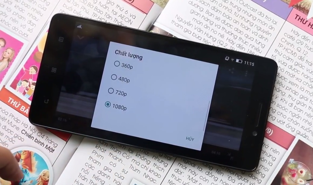 Độ phân giải màn hình được nâng cấp lên Full HD rõ nét