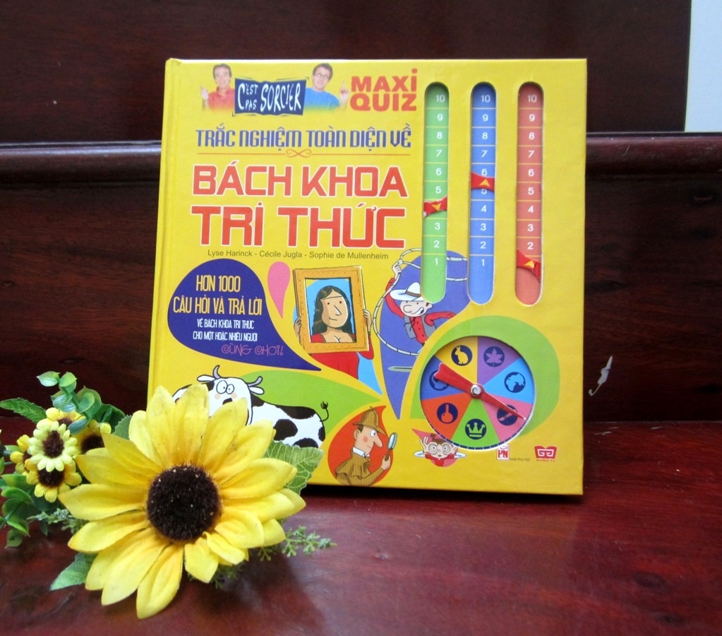 Maxi Quiz, trắc nghiệm toàn diện về Bách khoa tri thức của NXB Nathan (Pháp) mới được phát hành đầu tháng 9.