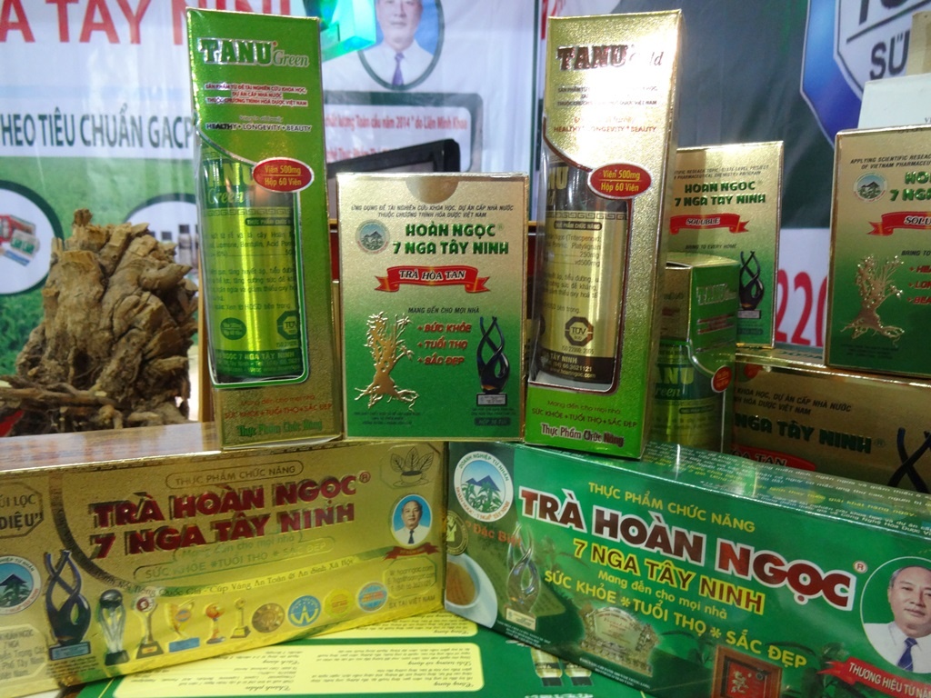 Đa dạng các sản phẩm từ cây hoàn ngọc.