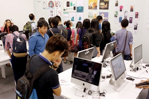 Đại học RMIT Việt Nam thường xuyên tổ chức các buổi triển lãm tác phẩm do sinh viên ngành thiết kế thực hiện.