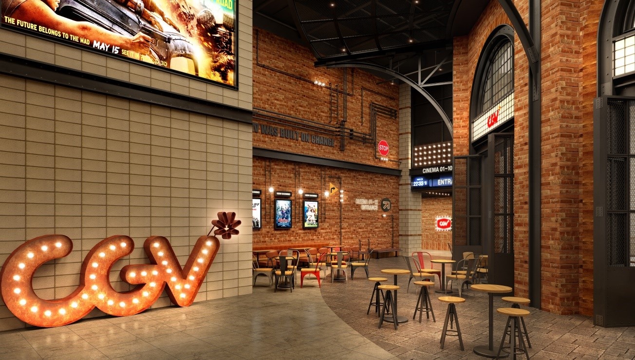 Không gian điện ảnh đồ sộ của CGV được thiết kế theo phong cách cổ điển, ấn tượng và công nghệ đạt tiêu chuẩn quốc tế.