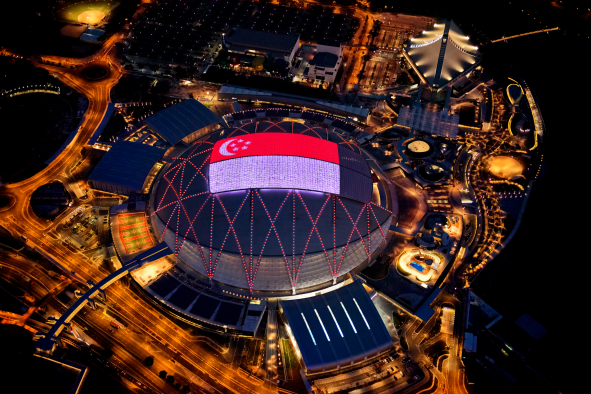 Singapore Sport Hub là nơi giải quần vợt WTA Finals diễn ra, từ 23/10 đến 1/11.