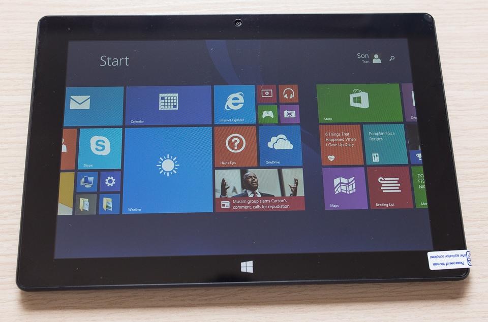 Máy tính bảng CINK TAB EX10415W do Công ty Cổ phần Thế Giới Số (Digiworld) phân phối và bảo hành, với sự hợp tác của Intel và Microsoft.