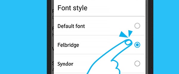 Chọn font chữ riêng thể hiện cá tính: Không thích những font chữ mặc định đơn điệu, bạn có thể sử dụng font chữ độc đáo hơn bằng cách truy cập Settings, vào Display rồi chọn Font Style để thay đổi font theo ý thích.