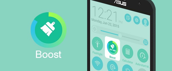 Tăng tốc điện thoại: Vuốt nhẹ thanh thông báo xuống 2 lần khi sử dụng bất cứ ứng dụng nào và chọn Boost, bạn sẽ ngay lập tức tăng cường hiệu năng cho điện thoại của mình.