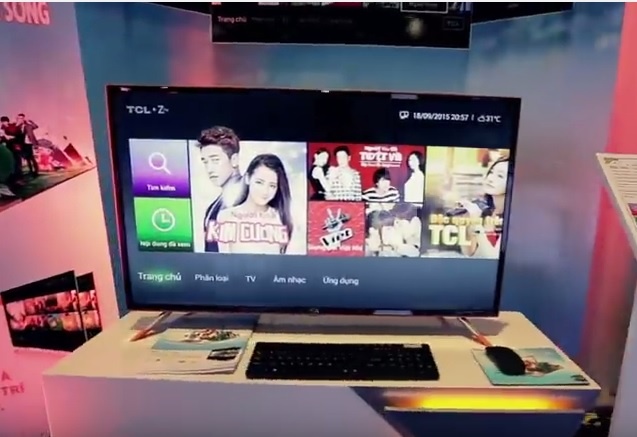 Clip event ra mat san pham TV TCL Z1 hinh anh