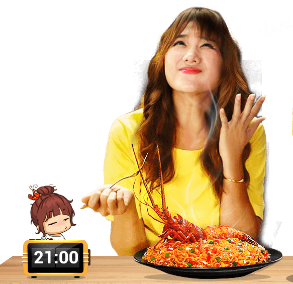 Hairi Won là một tín đồ của mì trộn Lovemi.