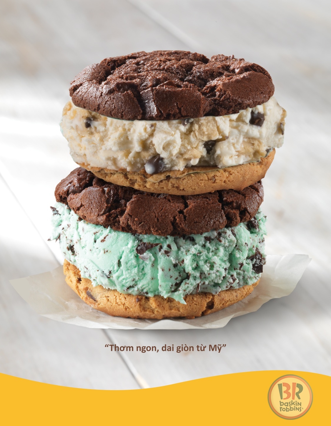 Cookie hảo hạng cho lớp bánh bên ngoài đúng điệu