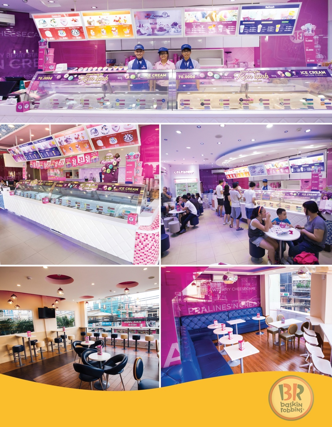 Đến Baskin Robbins là chất nhất.