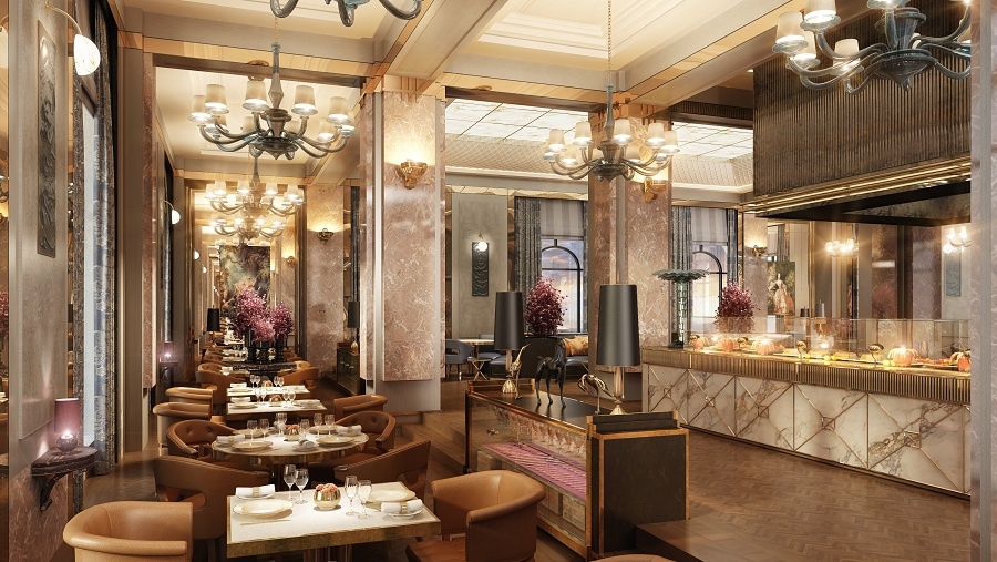 Nhà hàng sang trọng theo phong cách Châu Âu