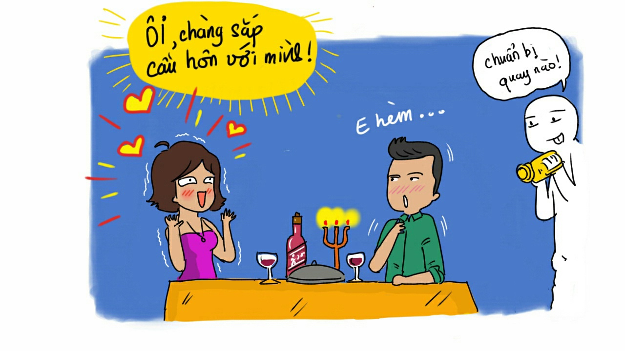 Mỗi lần anh hẹn em đi ăn ở nhà hàng đẹp, ý của anh là muốn rủ em ăn một món thật ngon. Cũng giống như khi đối tác hẹn em đi ăn ở ăn nhà hàng lãng mạn, thật ra chỉ vì… muốn chốt hợp đồng thật nhanh. Đơn giản vậy thôi. Nên về sau em đừng xốn xang mỗi lần nhận lời một cuộc hẹn ăn tối nữa.