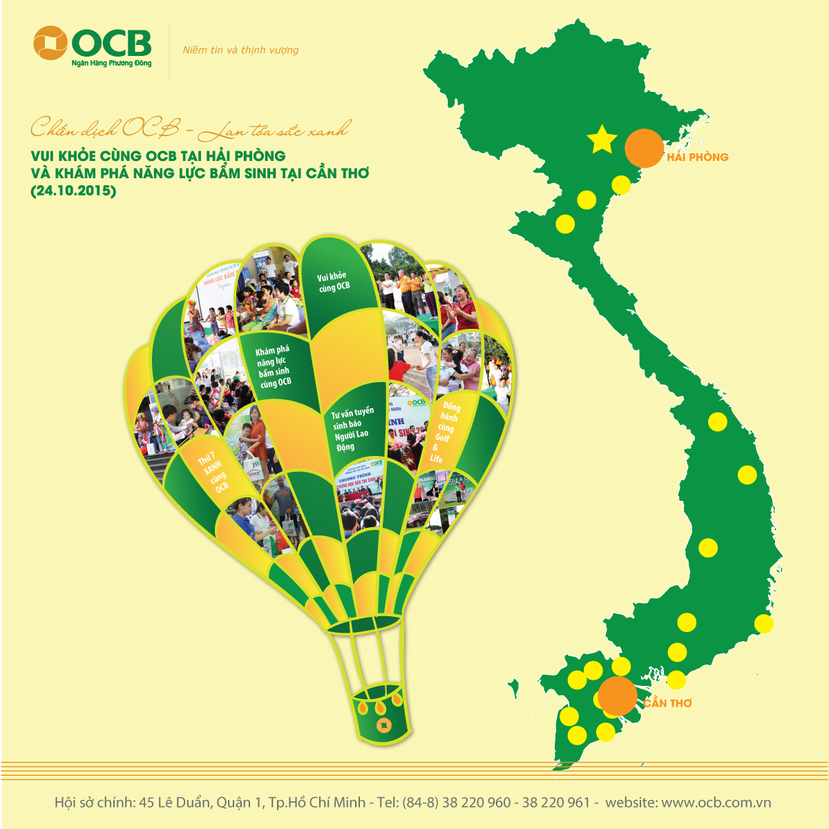 OCB to chuc su kien 'Chien dich lan toa sac xanh' hinh anh