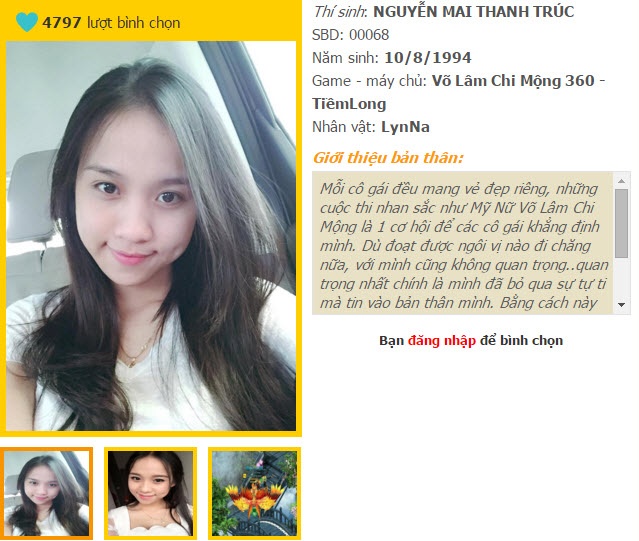 Hình ảnh dự thi của Thanh Trúc