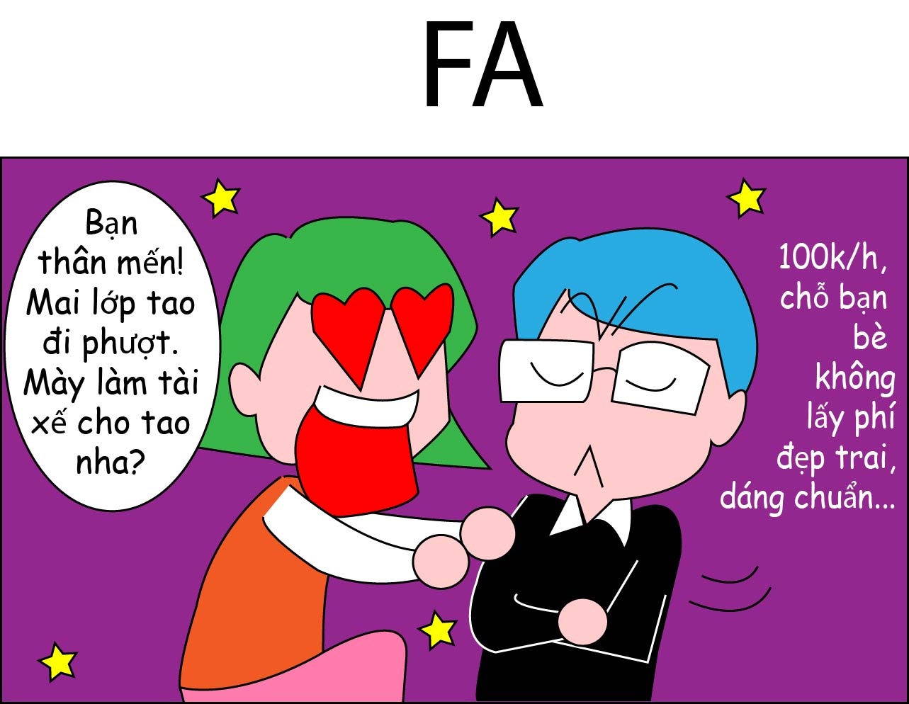 Mỗi khi đi du lịch, FA sẽ phân việc cho nhau rất rõ ràng.