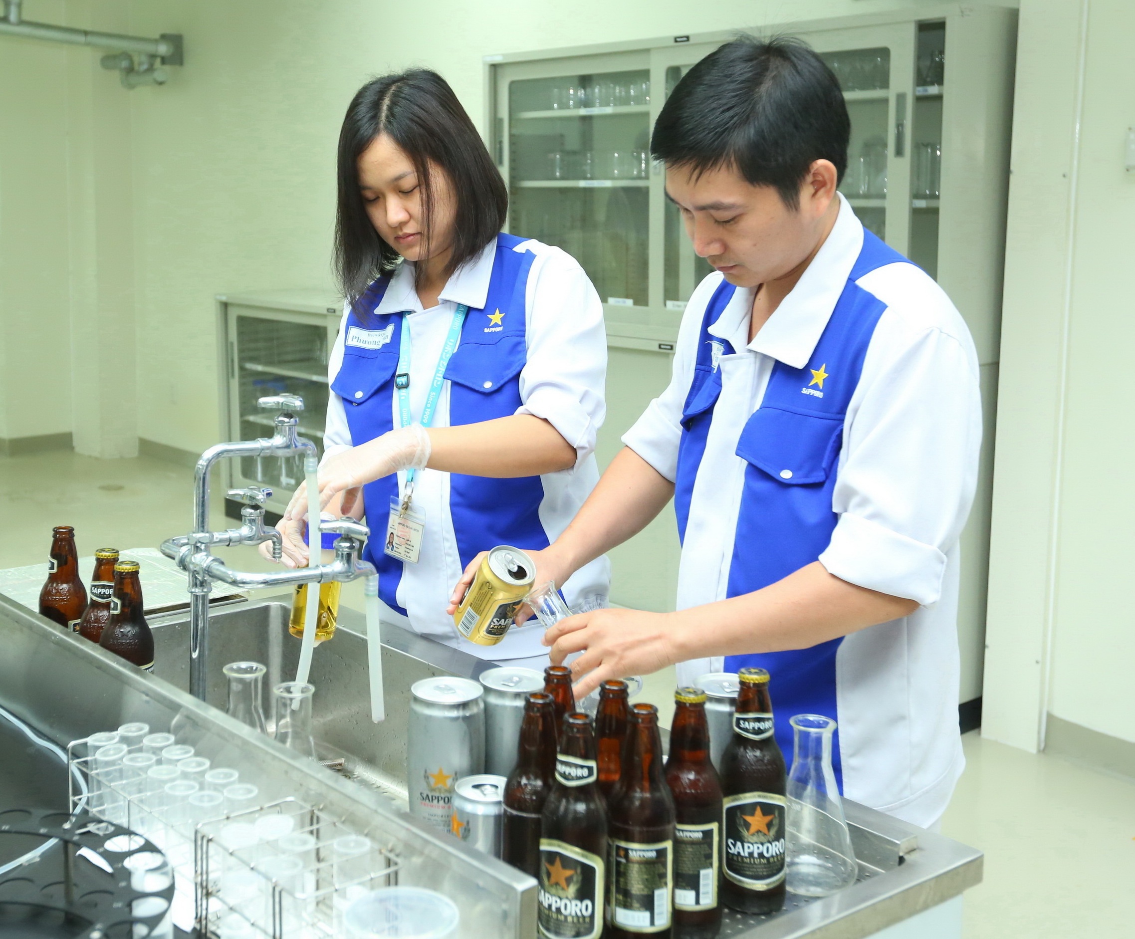 Sapporo Viet Nam no luc xanh hoa san xuat va moi truong song hinh anh