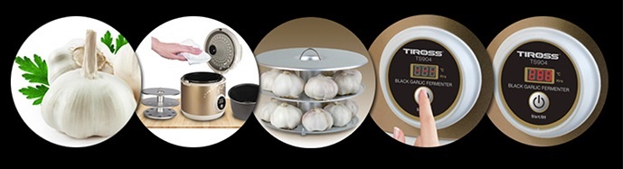 Quy trình làm tỏi đen qua 5 bước đơn giản.