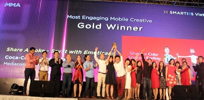 Chiến dịch của Coca-Cola, Adtima và MediaCom liên tiếp đạt 7 giải thưởng.