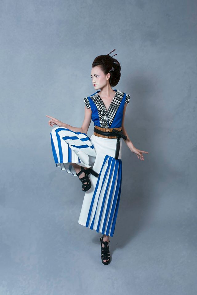 BST nào sẽ chiến thắng tại Sakura Collection Việt Nam? Trong ảnh là BST The Future of Samurai của NTK Đinh Hoàng Huy.