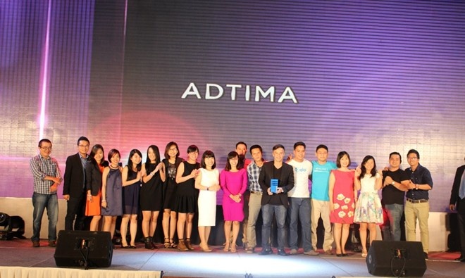 Adtima được vinh danh giải thưởng ngành – Công ty truyền thông di động xuất sắc nhất năm.