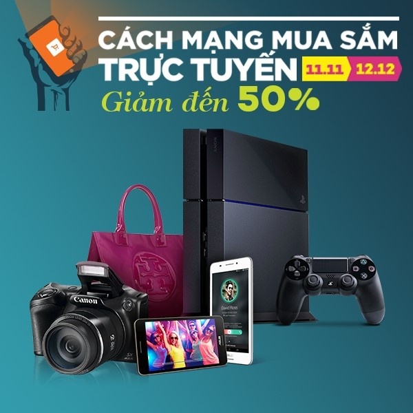 Cách mạng mua sắm trực tuyến tại Lazada với nhiều ưu đãi hấp dẫn.