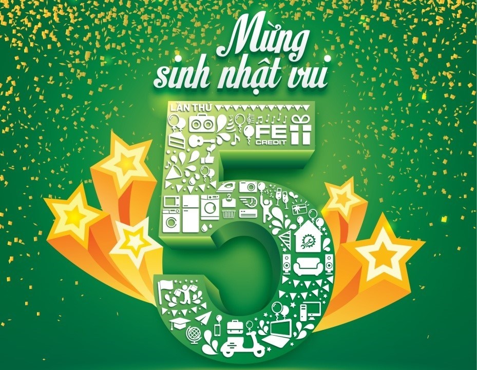 FE Credit to chuc nhieu hoat dong khuyen mai mung sinh nhat hinh anh