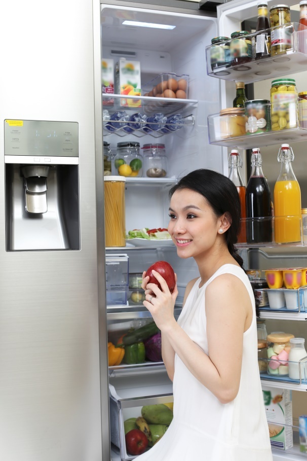 Ngăn Moistfresh zone giúp giữ ấm tối ưu cho rau củ quả.