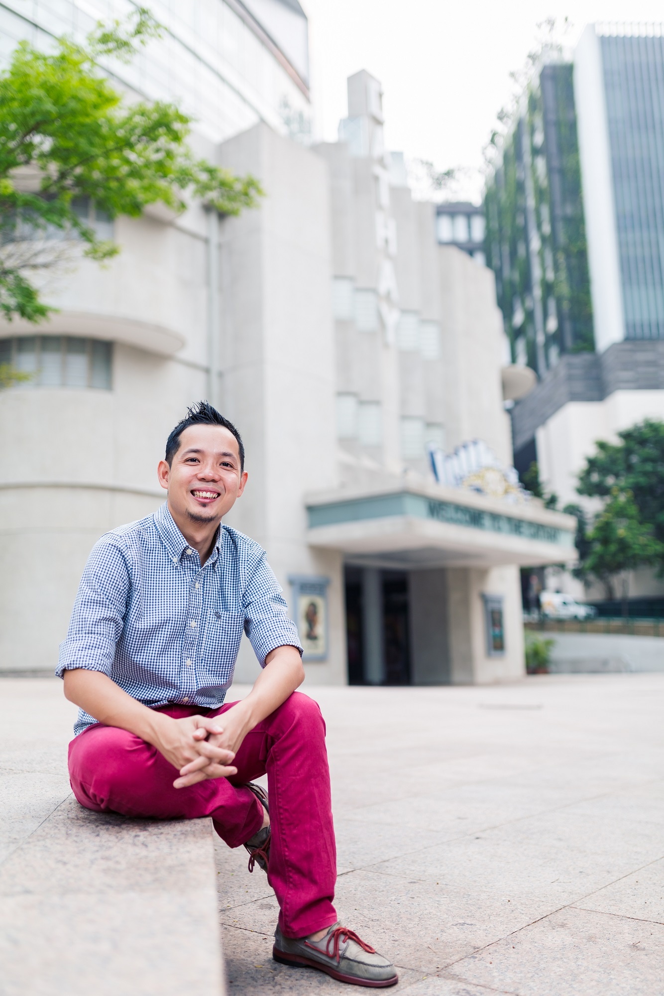 Lâm Vũ đã có gần 7 năm sinh sống và làm việc tại Singapore.