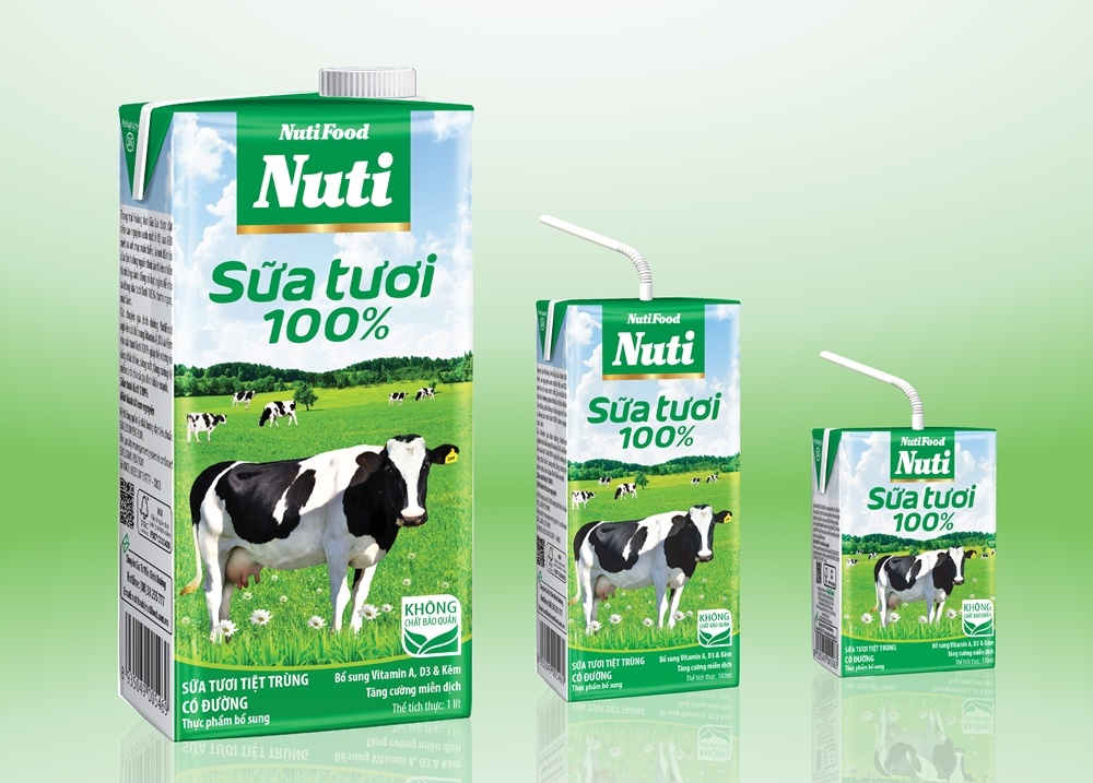 Nuti sữa tươi 100% với giá bán hợp lý