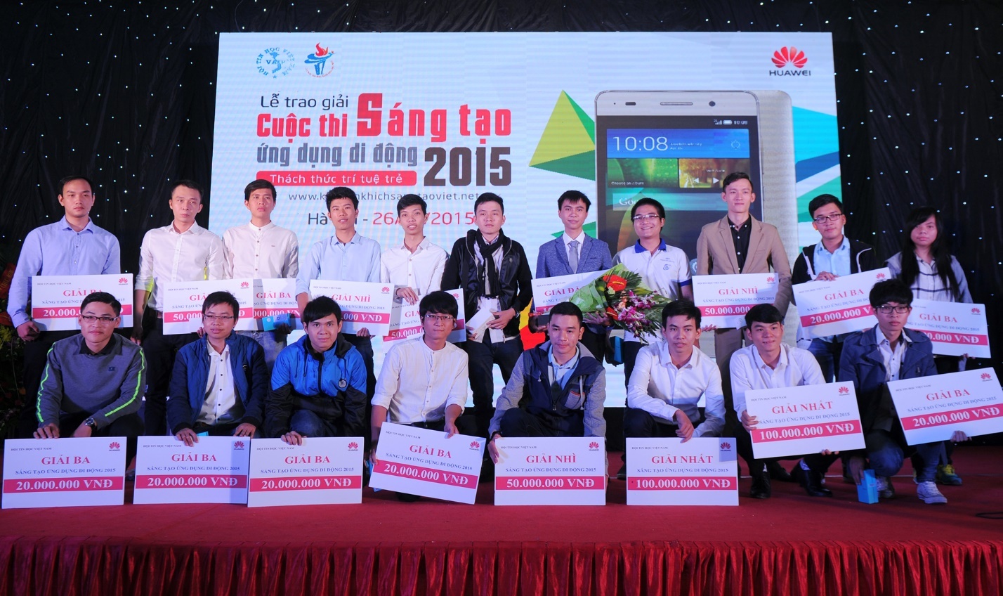 Ngoài Hà Nội và TP HCM, cuộc thi Sáng tạo ứng dụng di động 2015 còn thu hút sự tham gia của các thí sinh đến từ Nha Trang, Đà Nẵng, Huế, Thái Nguyên…