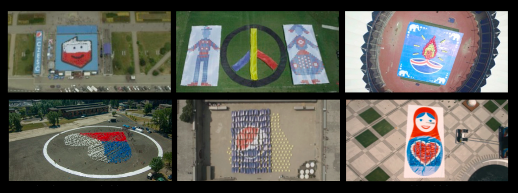 Gương mặt cười hiền hòa của Ba Lan, ký hiệu ý nghĩa của Romania, ngọn lửa Diya truyền thống của Ấn Độ…, tất cả đều thể hiện mong muốn về một thế giới hòa bình