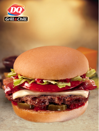 Burger bò thổi lửa nổi tiếng của DQ Grill & Chill