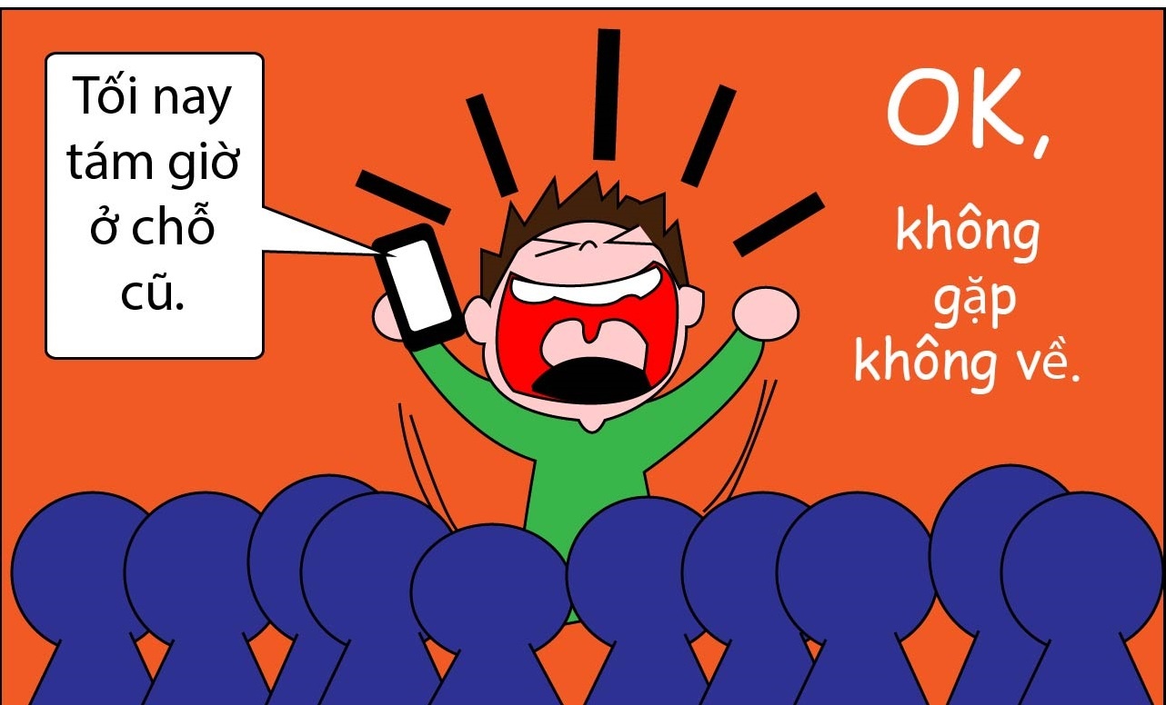 … và không bao giờ để người khác phải chờ đợi.