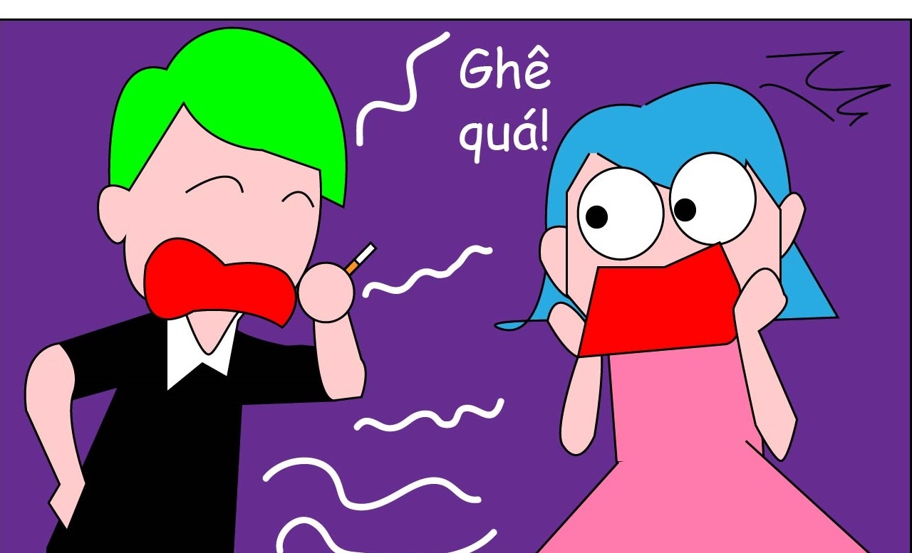 … hay hút thuốc trước mặt phụ nữ.