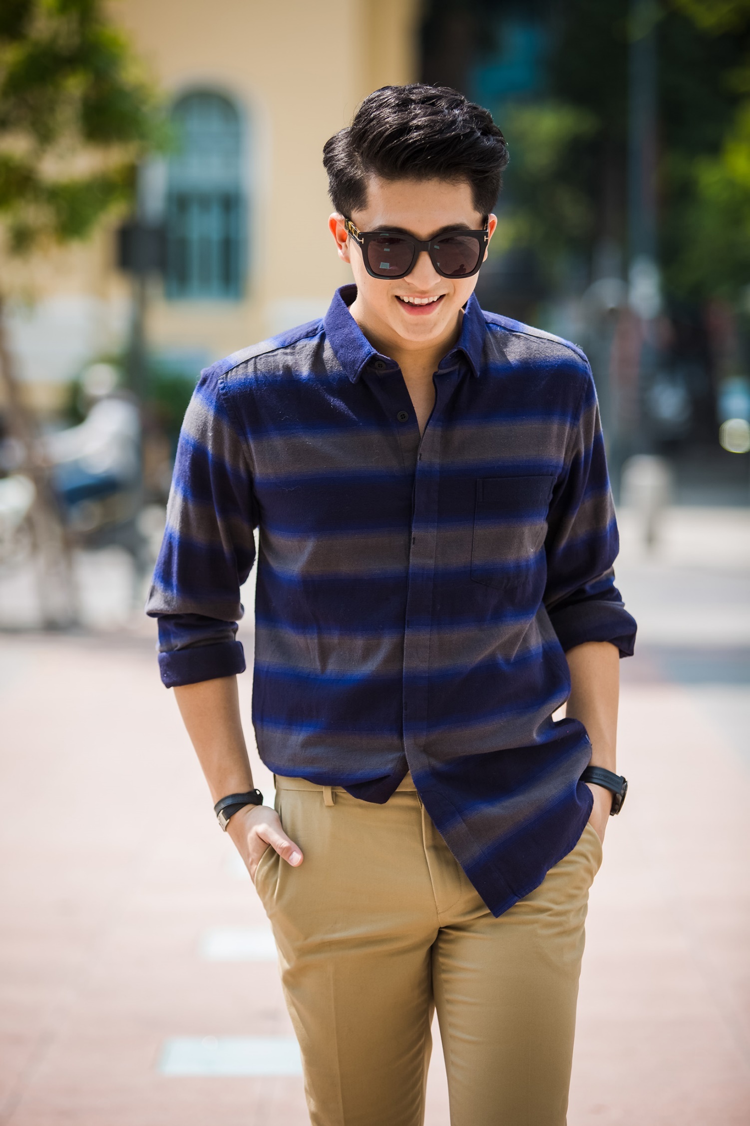 Harry Lu trung thành với các thiết kế lịch lãm, sang trọng.