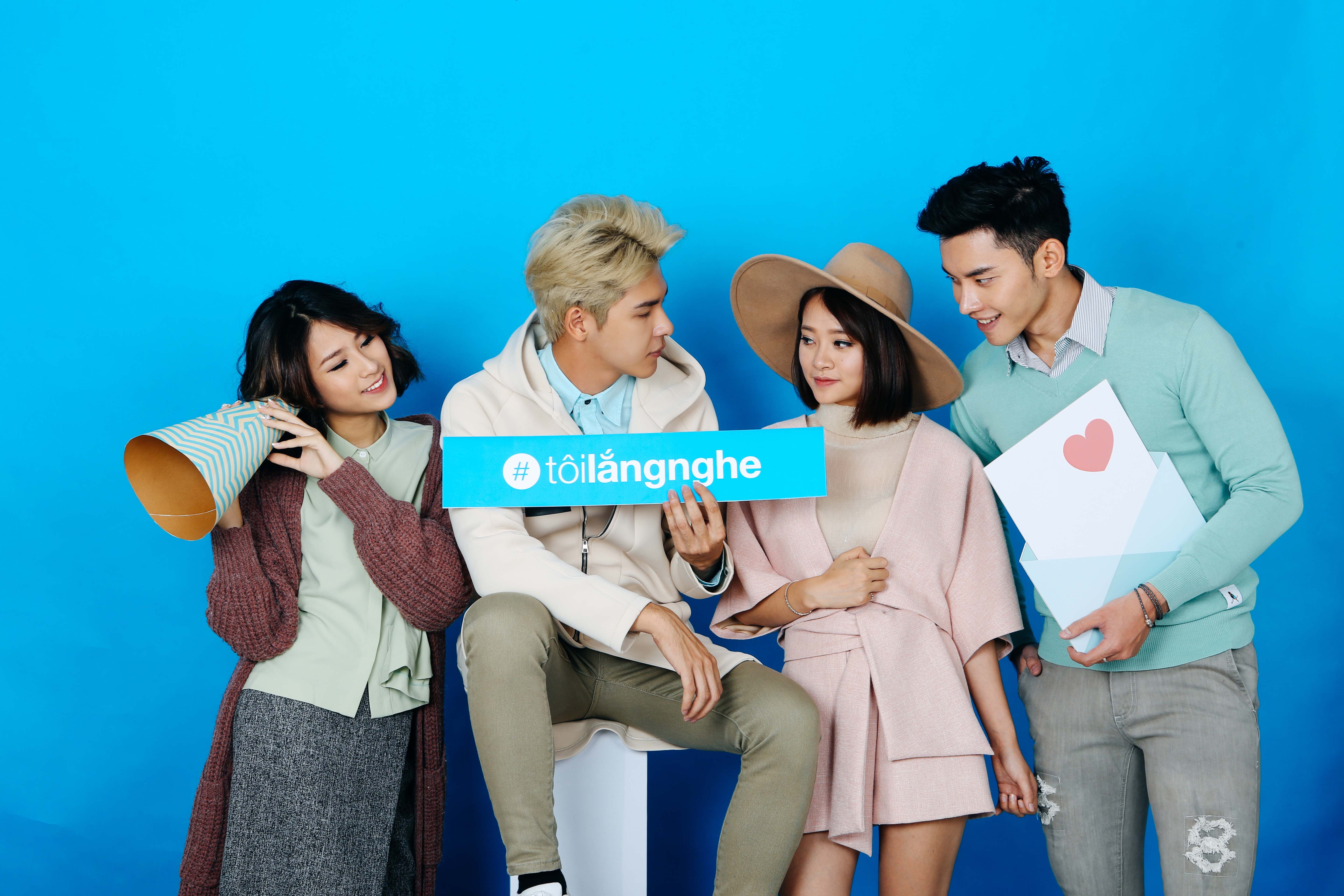 “Tôi lắng nghe” thu hút sự tham gia của nhiều sao Việt.