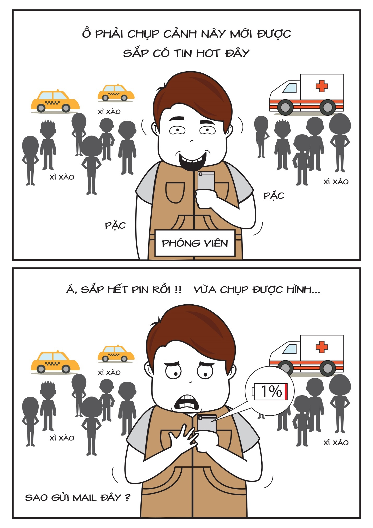 Nếu là phóng viên, bạn sẽ gặp khó khăn trong tác nghiệp vì không thể nhanh chóng gửi tin về tòa soạn.