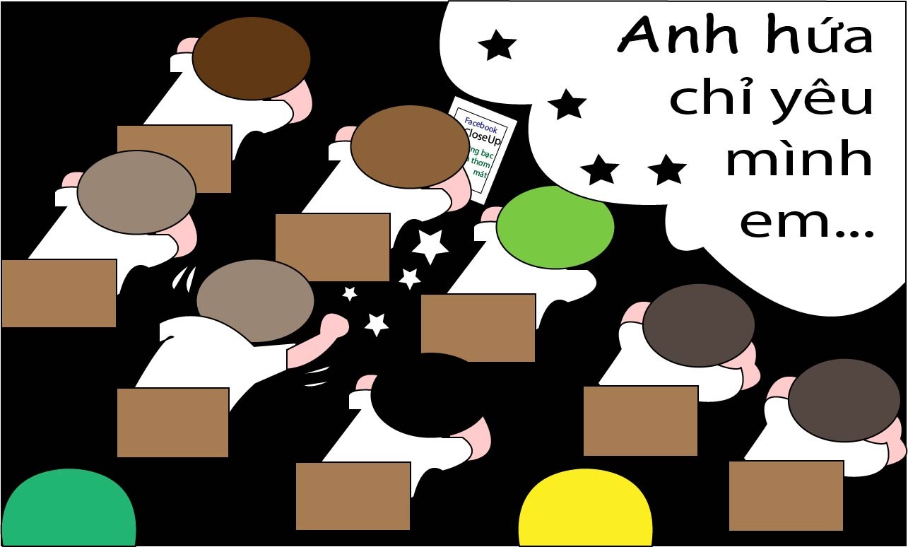 Ánh sáng phát ra từ màn hình điện thoại thường làm khán giả xung quanh bị mất tập trung.    