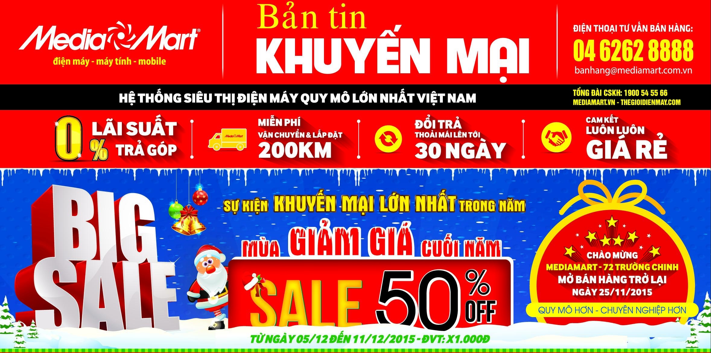 Sieu thi dien may khuyen mai lon cuoi nam hinh anh