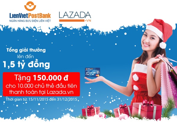 LienVietPostBank tang qua cho the tra truoc quoc te hinh anh