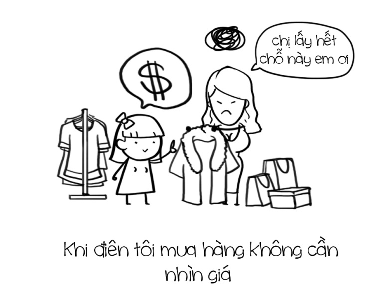 Tranh vui: Su khac biet giua dan ong va phu nu khi mua sam hinh anh