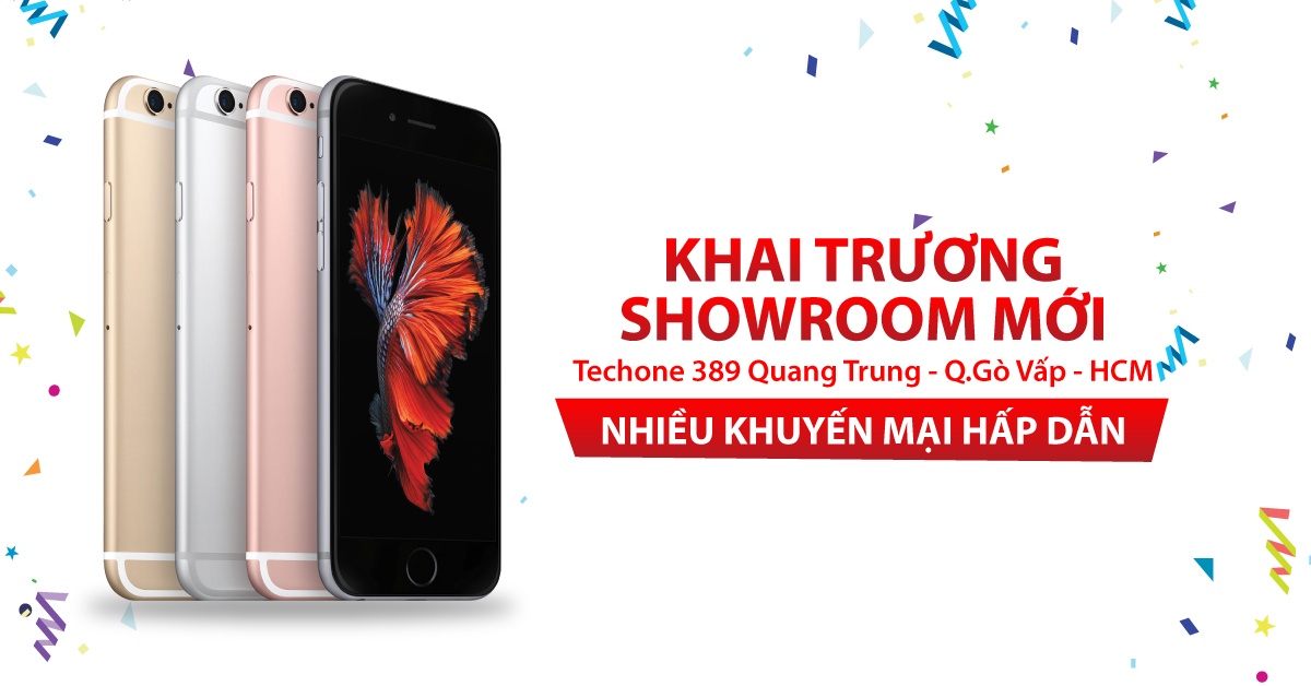 TechOne 389 Quang Trung giam gia den 50% mung khai truong hinh anh