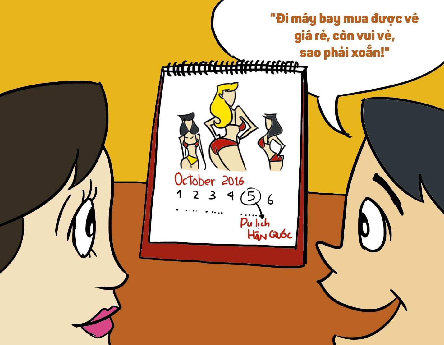 Cuộc sống là muôn vẻ, ai thích ngắm tà áo dài truyền thống thướt tha thì trưng lịch áo dài, ai thích trẻ trung, nóng bỏng thì ngắm nhìn lịch bikini mỗi ngày cũng là một cách lan toả năng lượng tích cực. Kỳ thị bikini làm gì, cho tội nghiệp bikini?