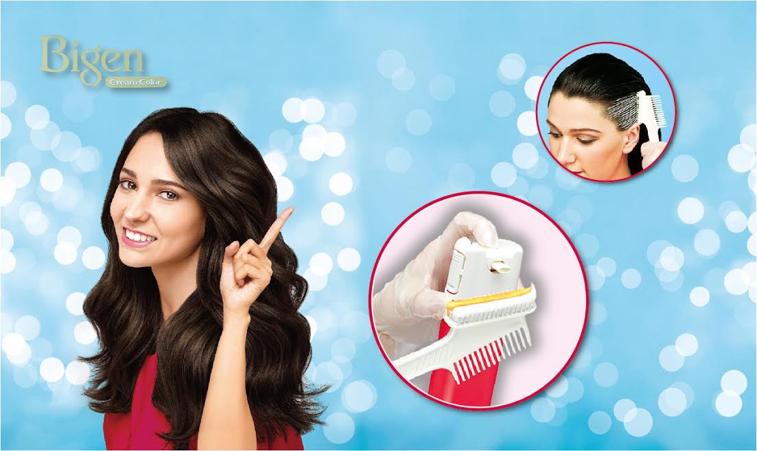 Việc tự nhuộm tóc sẽ đơn giản hơn với Bigen One Push.